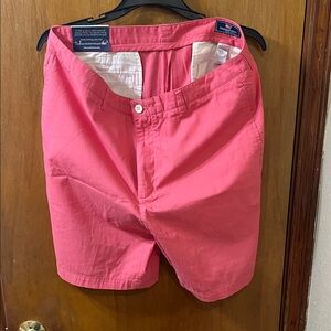 Vineyard Vines Coral-Pink Cotton Chino Shorts